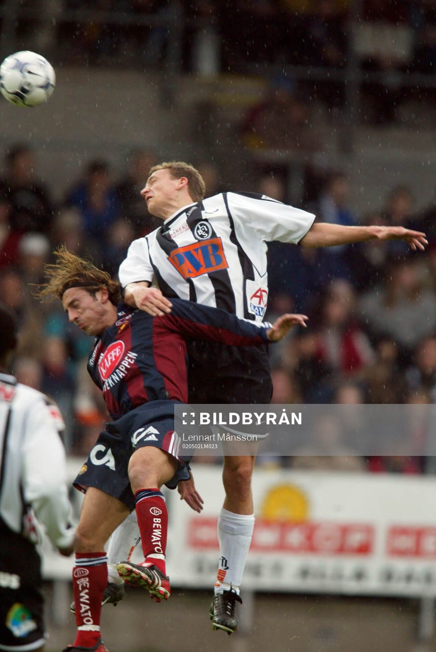  Agbar Barsom, Djurgården och Danijel Milovanovic, Landskrona