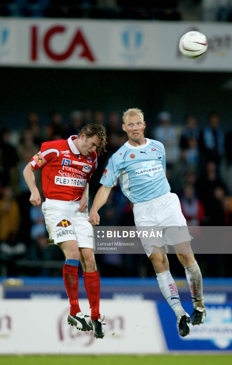 Lasse Johansson och Jörgen Ohlsson. Nickduell