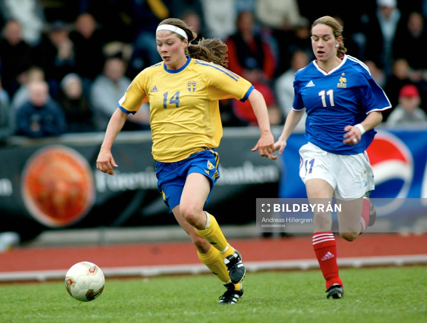 dam EM, F19, Sverige - Frankrike, Anna Mörstam, Sverige