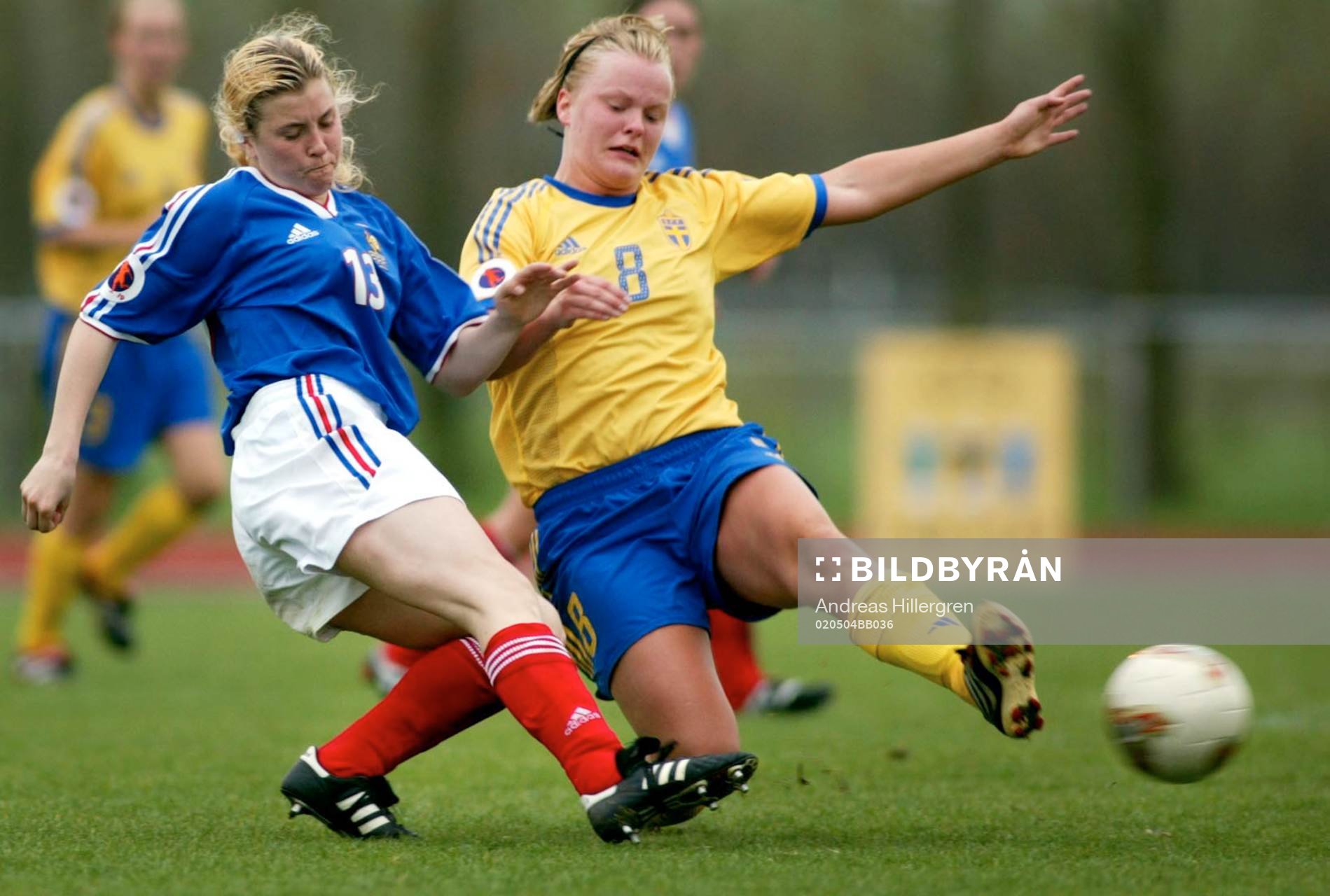 dam EM, F19, Sverige - Frankrike, Marie Claude Harlem,