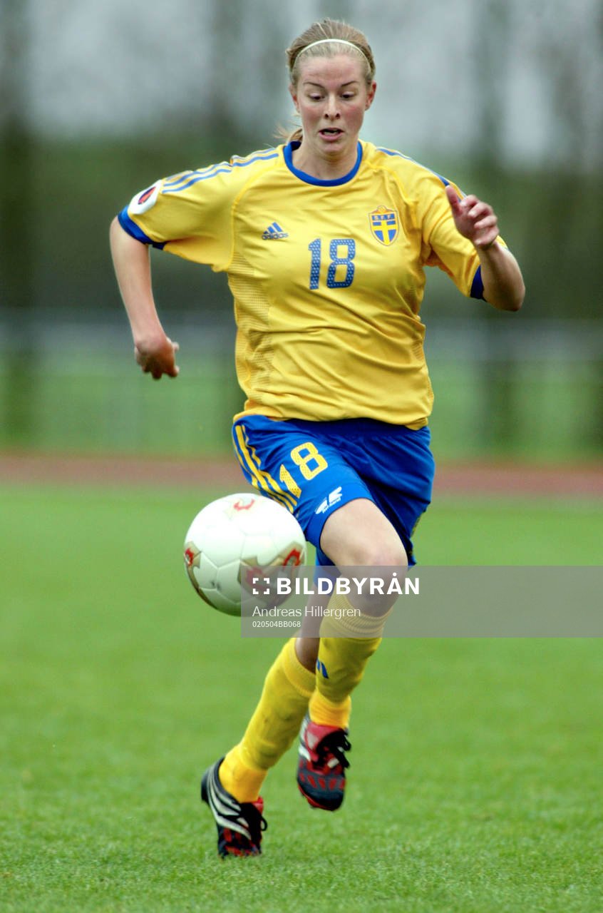 Dam EM, F19, Lotta Schelin, Sverige