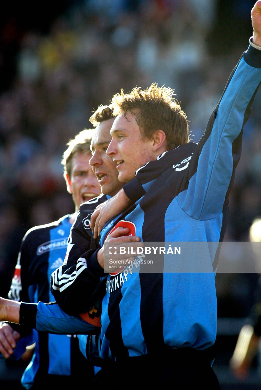 Kim Källström och Stefan Rehn, Djurgården, jubel
