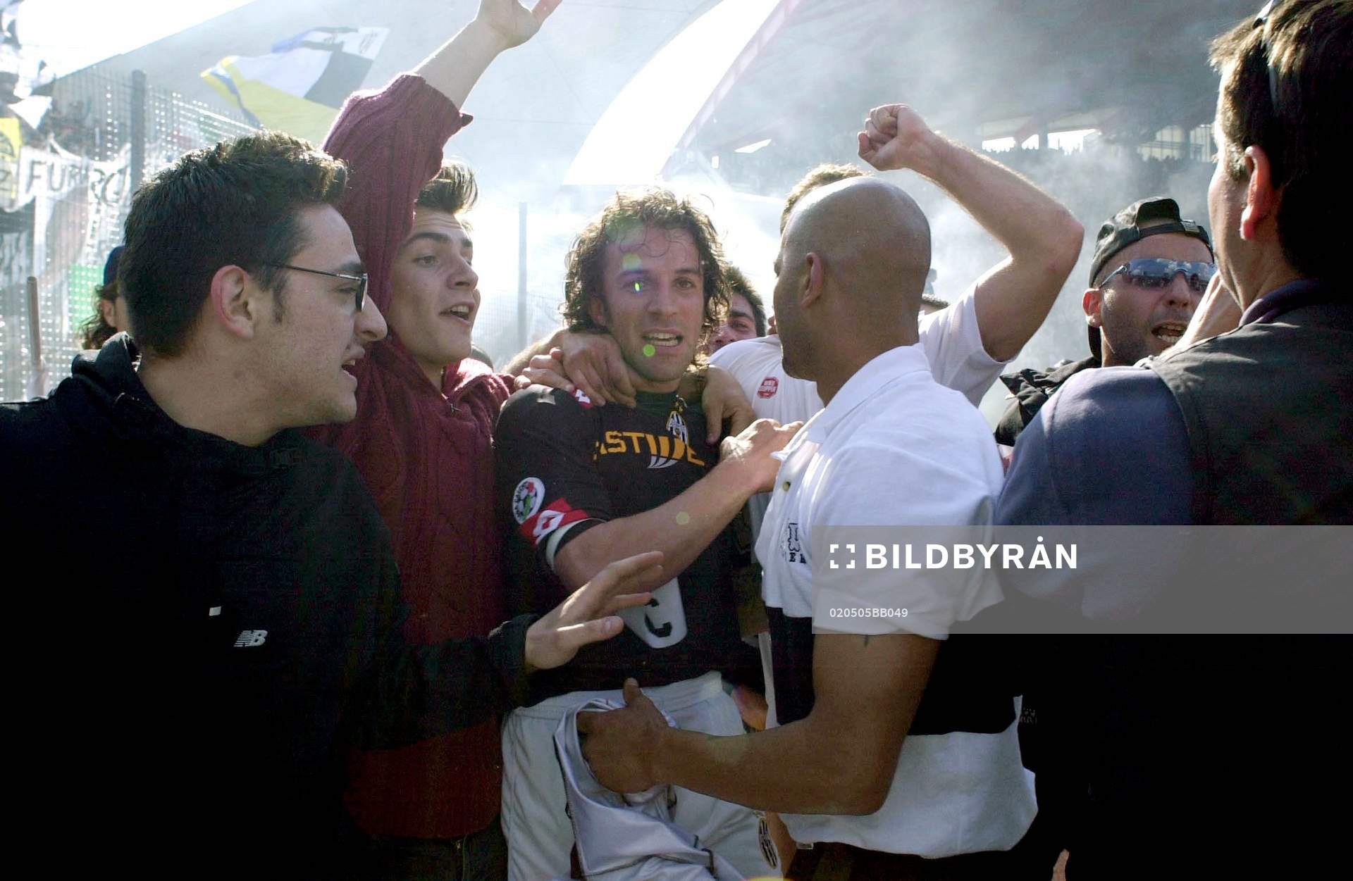  Jubel, glädje, Allesandro Del Piero, Juventus.