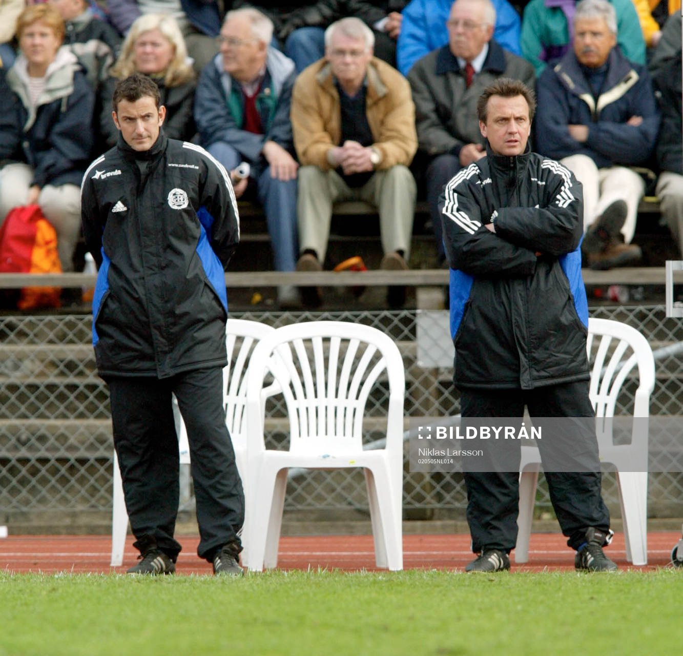 Fotboll, Allsvenskan, Per Joar Hansen och Patrick Walker,
