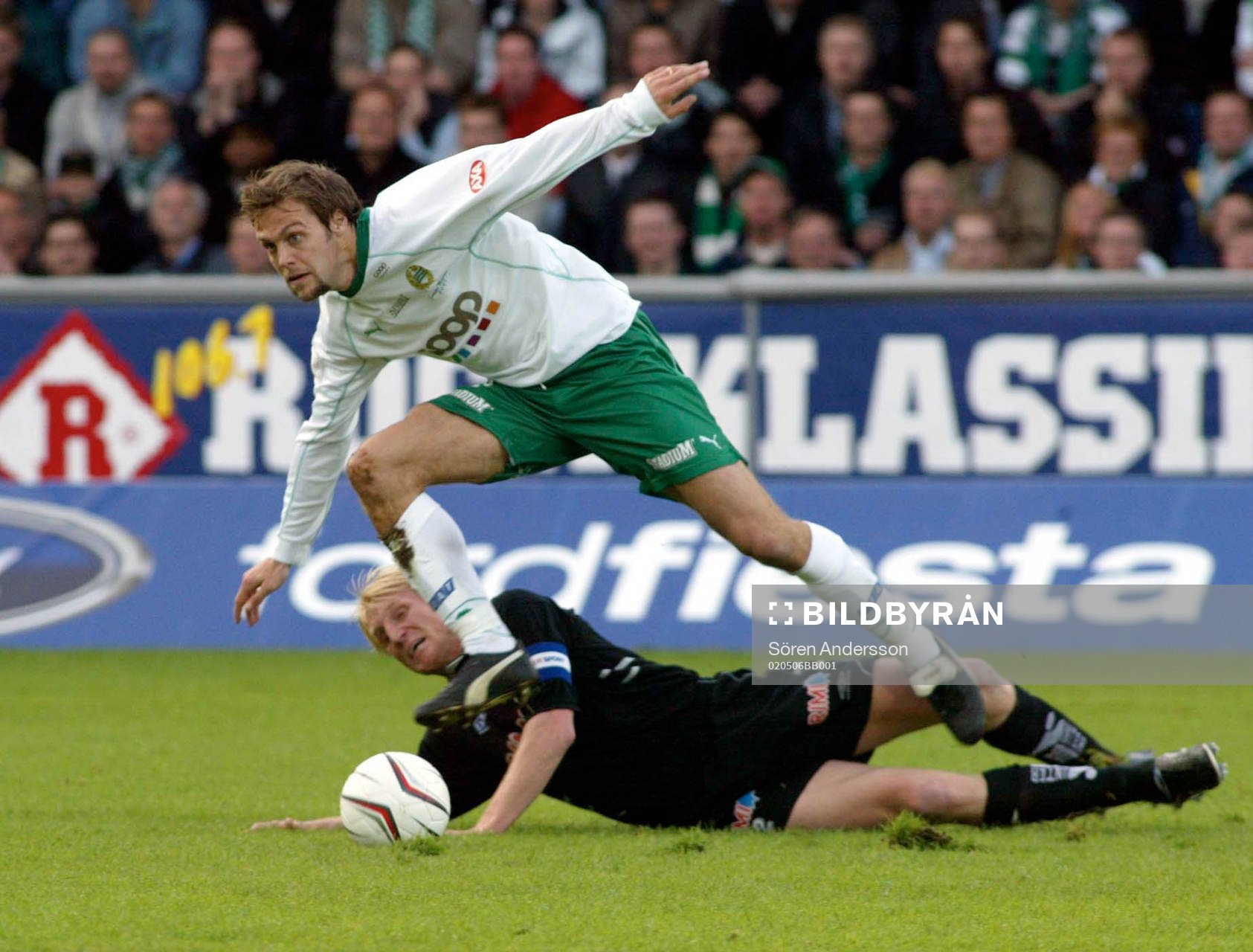 Petter Hansson, Halmstad och Max von Schlebrügge, Hammarby