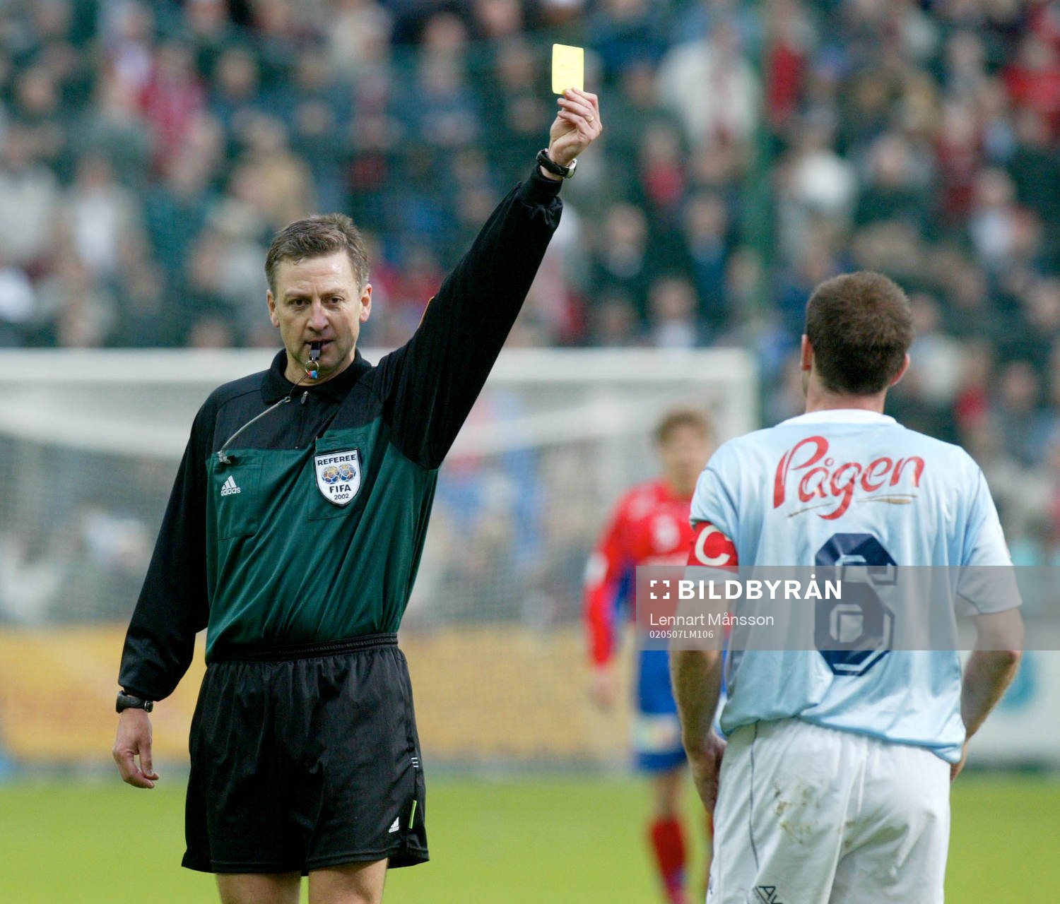 Leif Sundell, domare, varning