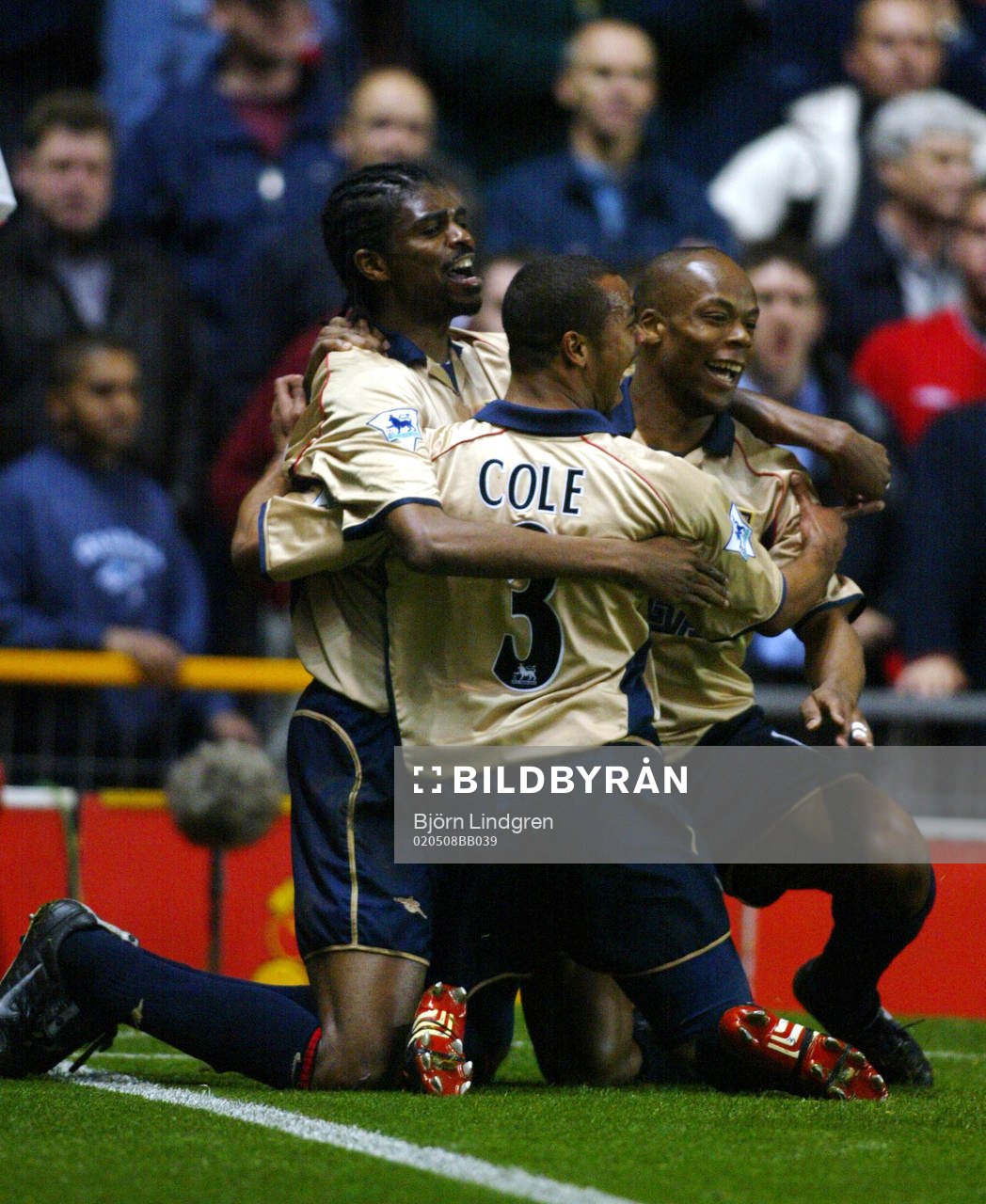 Fotboll, Engelsk , Premier League, Kanu, Sylvain Wiltord,