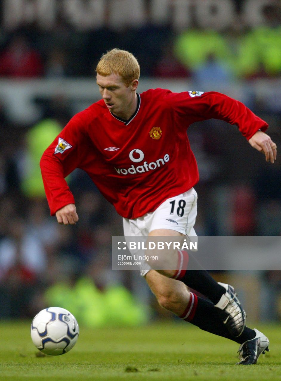 Fotboll, Engelsk , Premier League, Paul Scholes, Manchester
