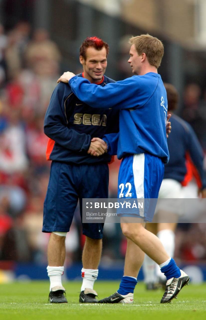 Fredrik Ljungberg, Arsenal och Tobias Linderoth, Everton