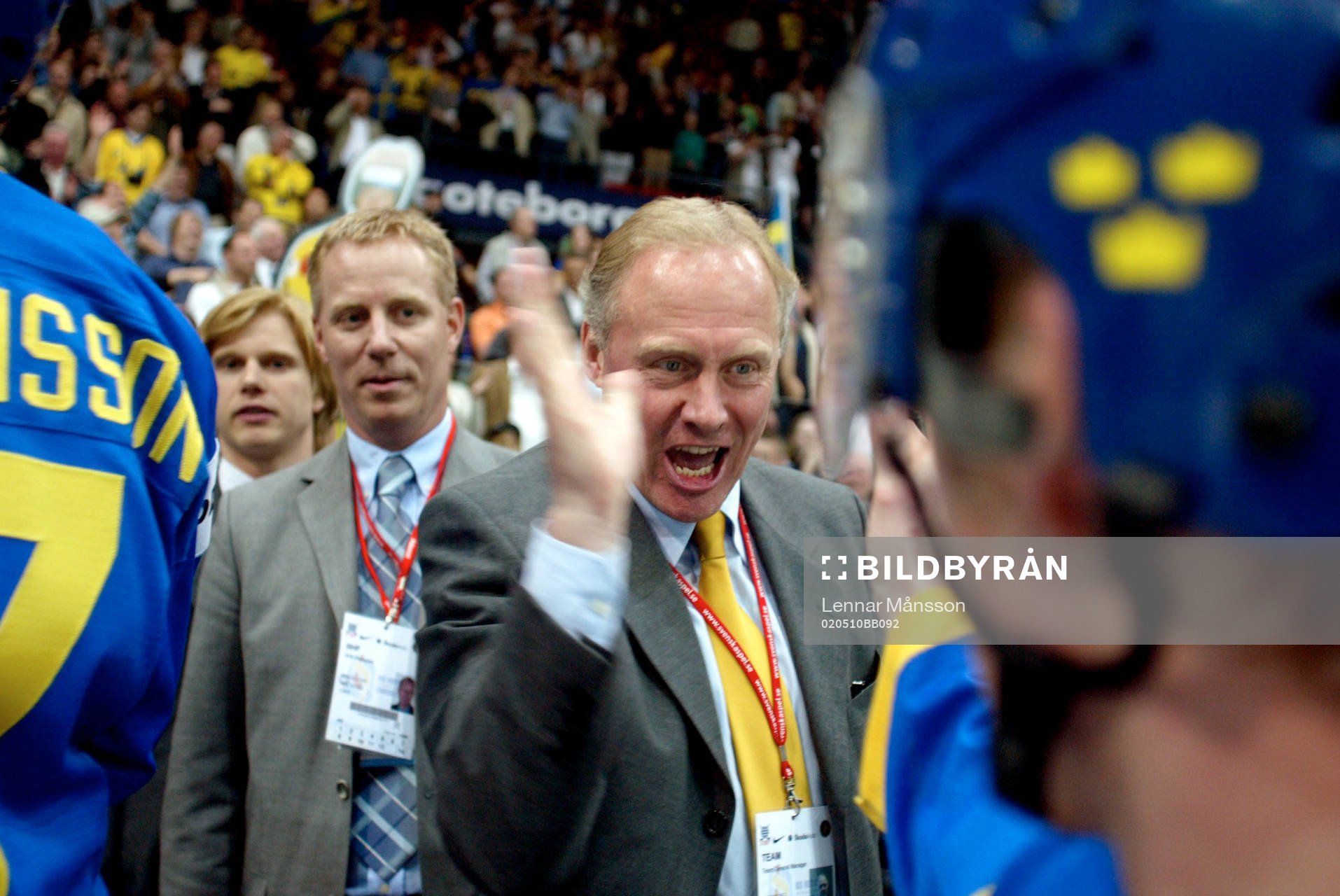 Anders Hedberg, Sverige, jubel
