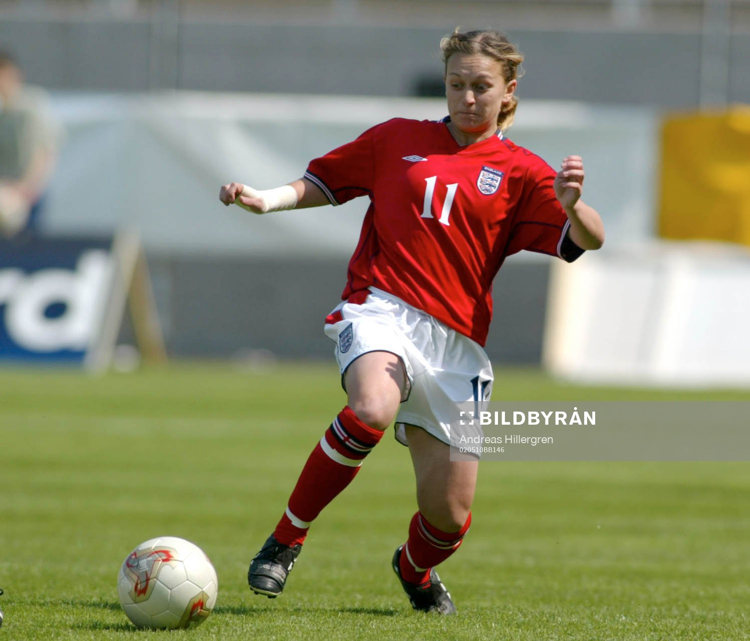 EM, F19, Tyskland - England: Michelle Hickmott, England