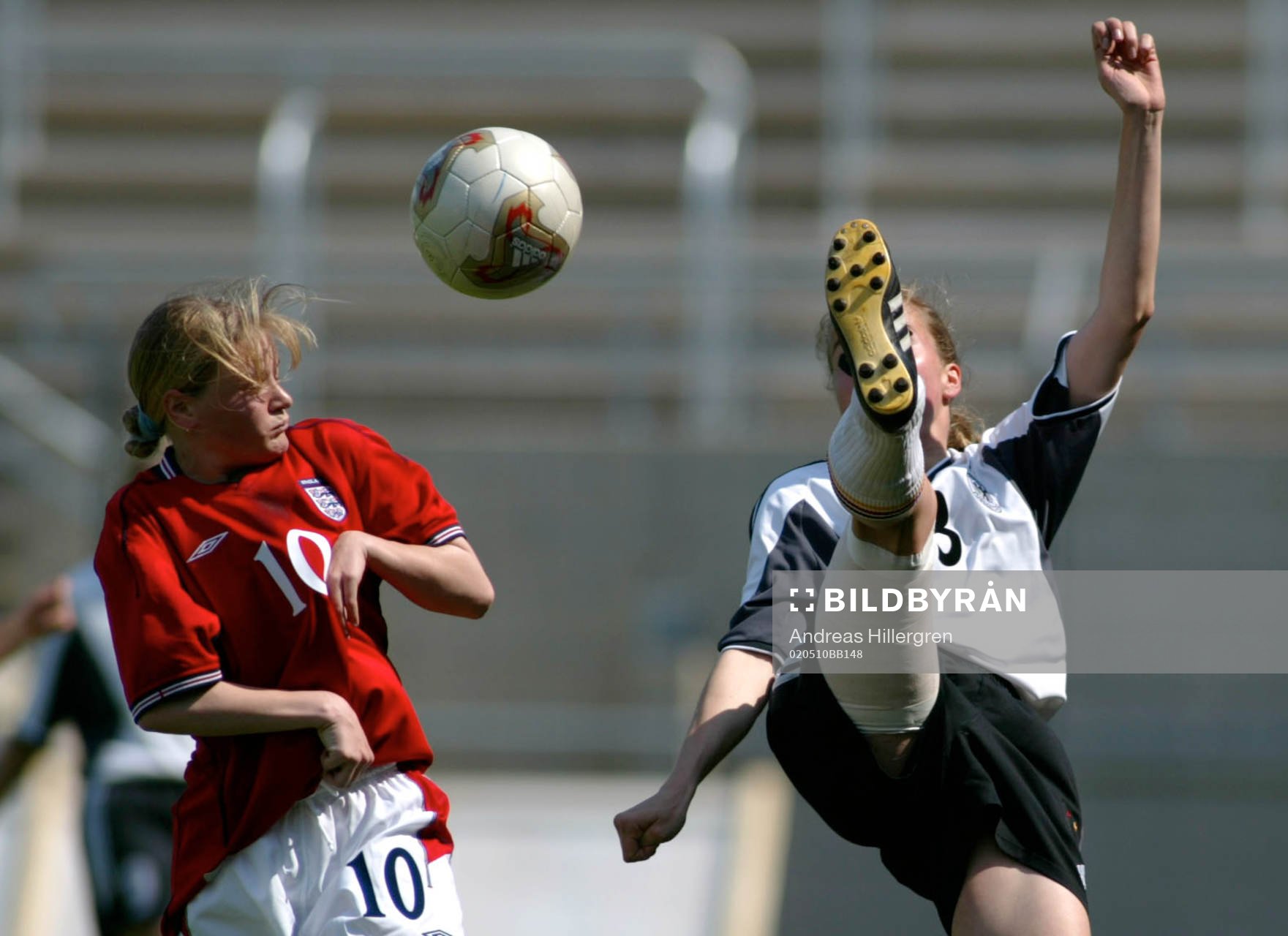  EM, F19, Tyskland - England: Ellen Maggs, England.