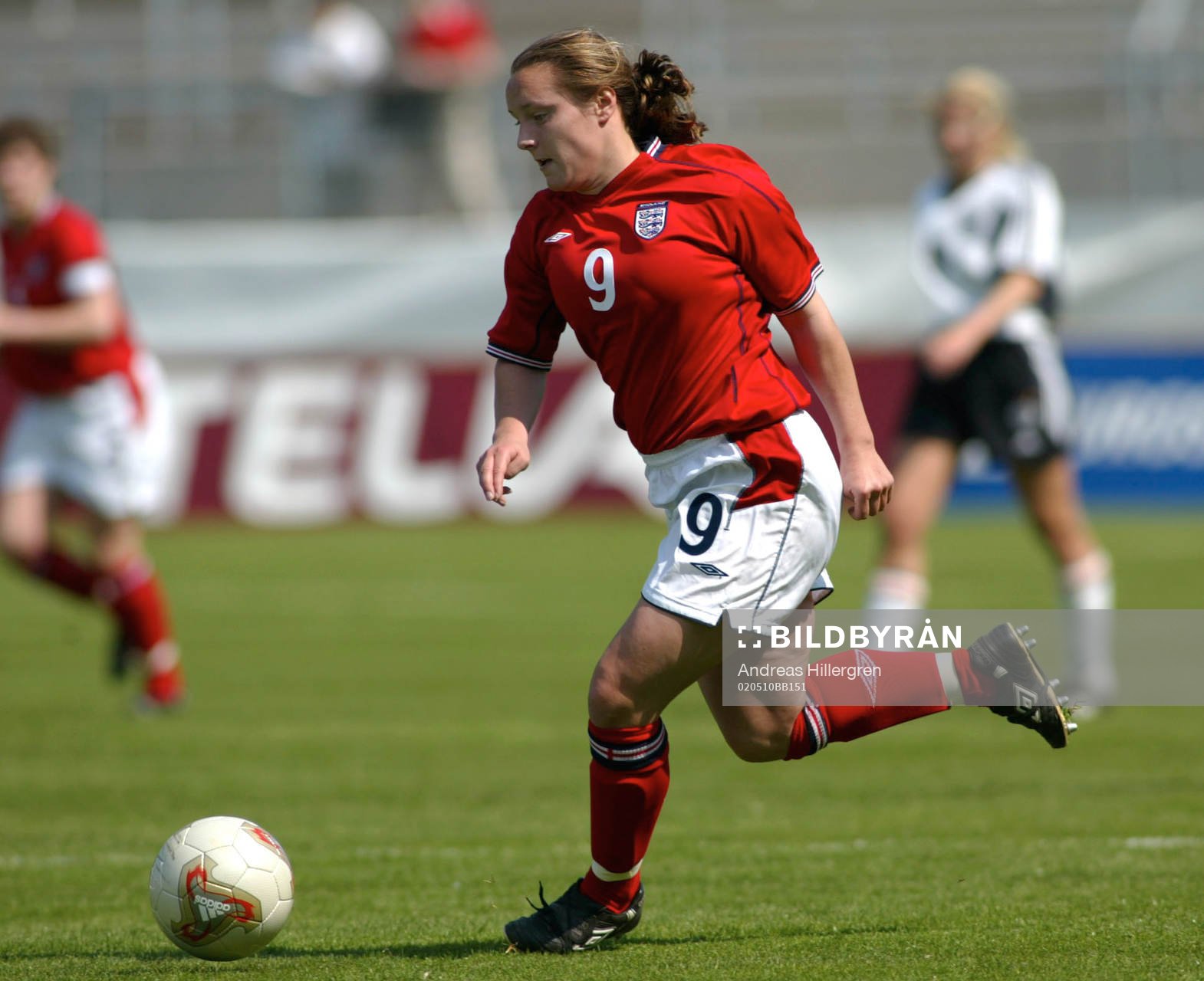 EM, F19, Tyskland - England: Katy Ward, England