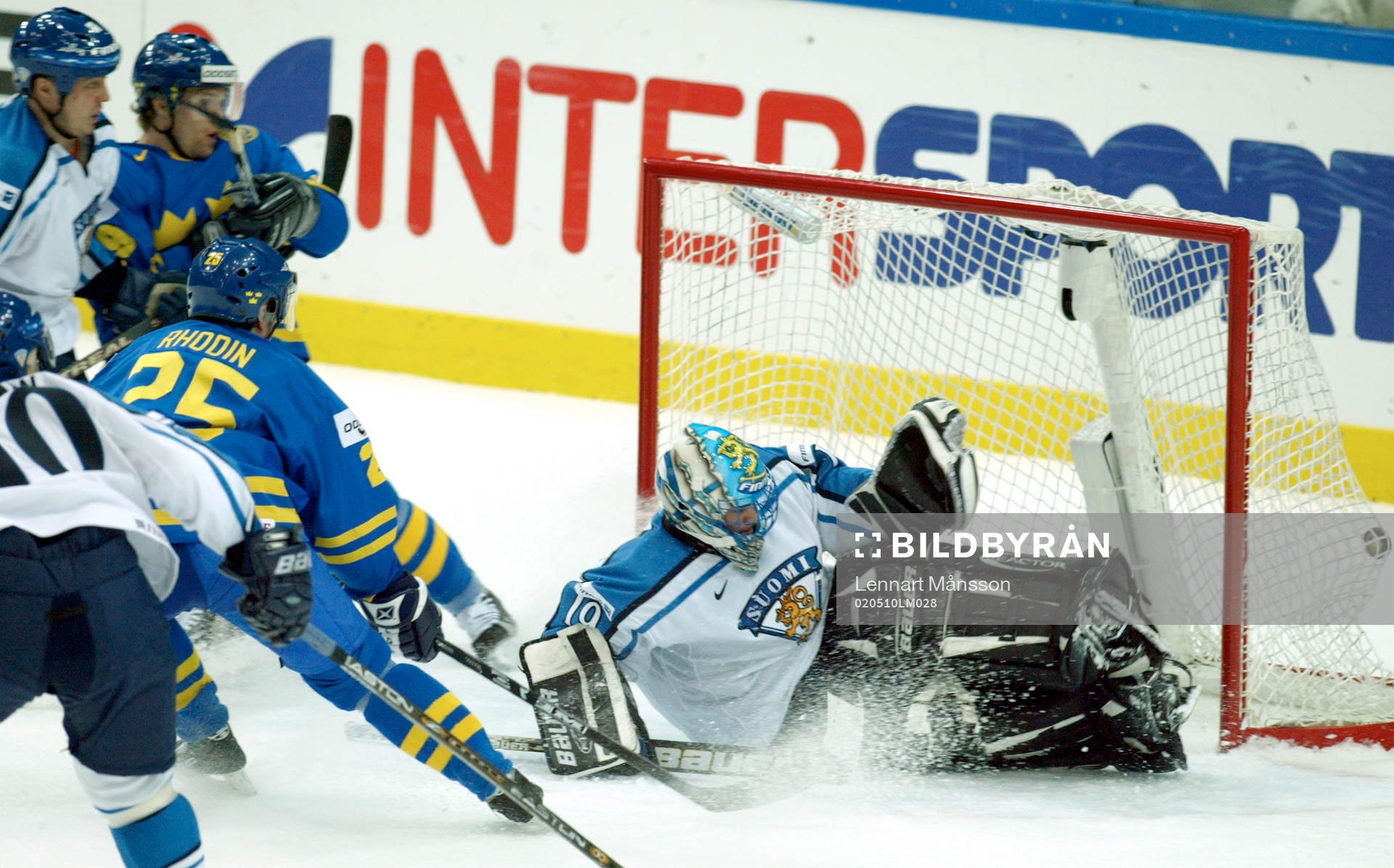 Thomas Rodhin, Sverige, gör mål