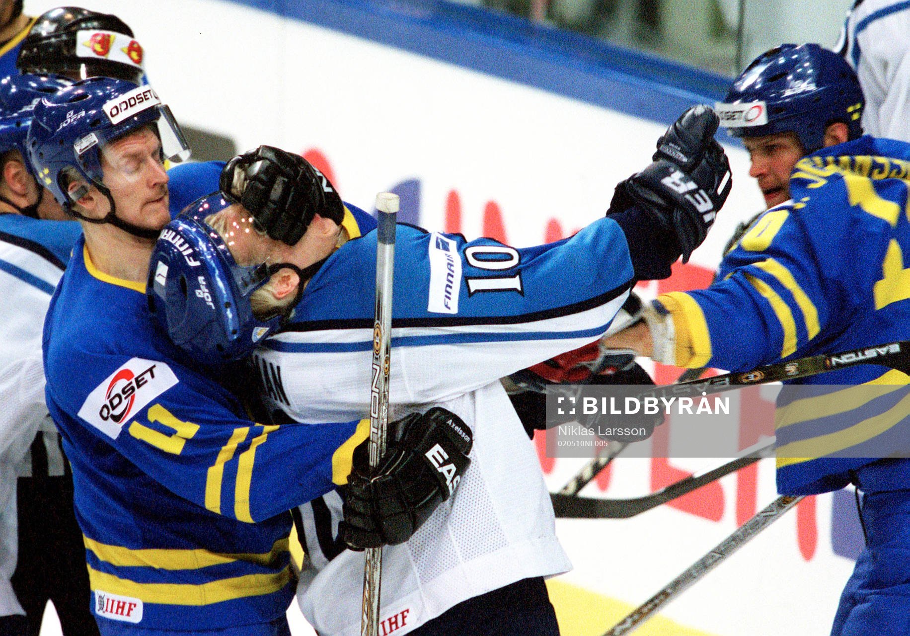 Per-Johan Axelsson, Sverige  och Niklas Hagman, Finland i