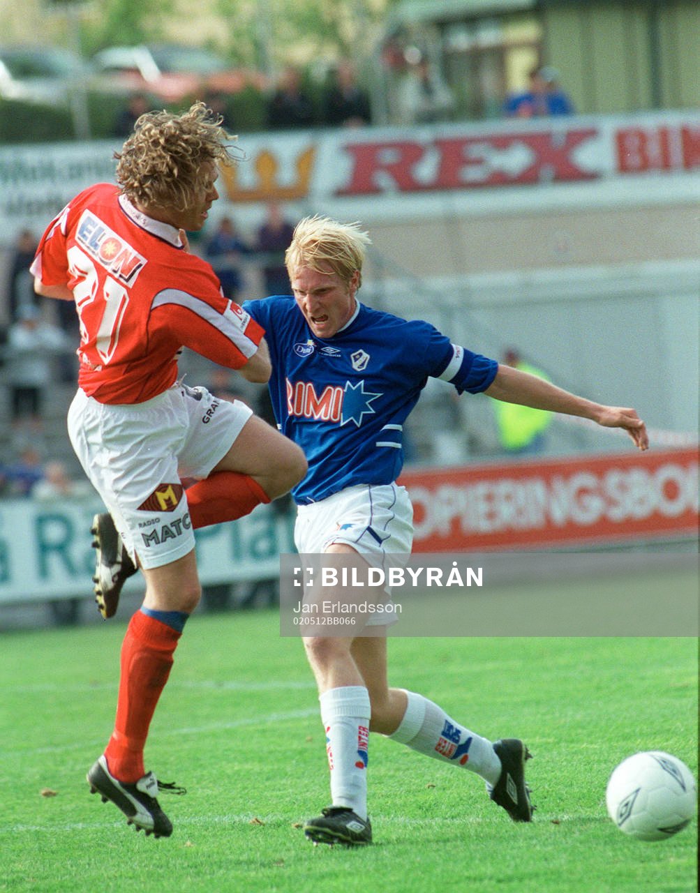  Petter Hansson, Halmstad och Lasse Johansson, Kalmar