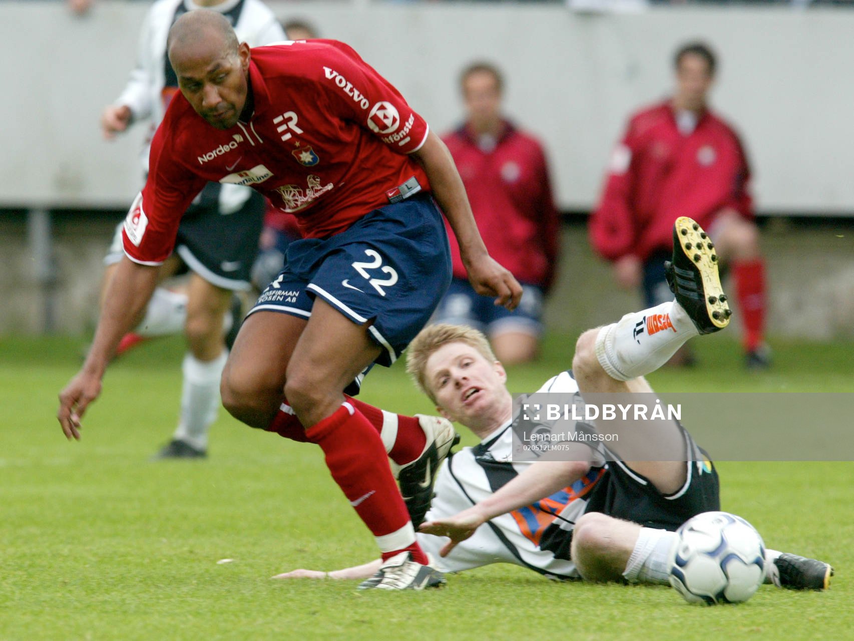 Tackling, Henrik Nilsson mot Jeffrey Aubynn