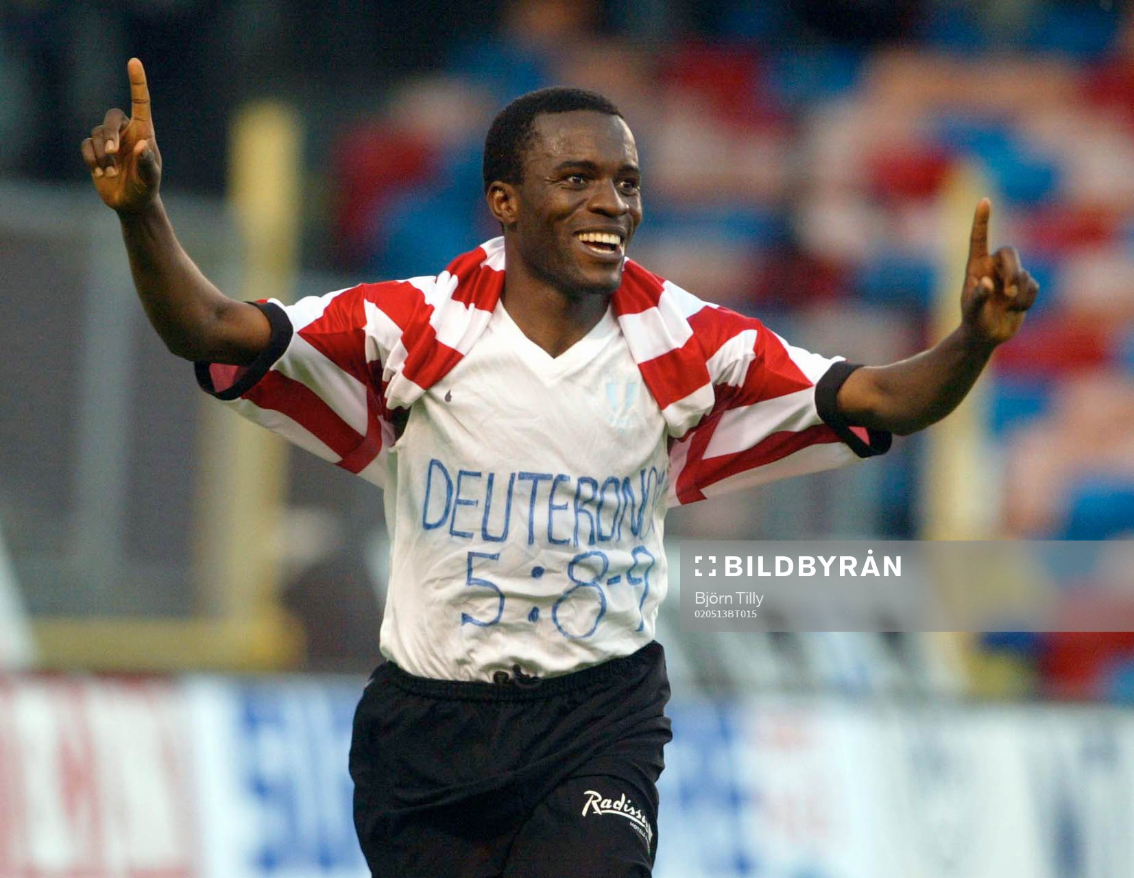 Peter Ijeh, Malmö FF, jublar, jubel