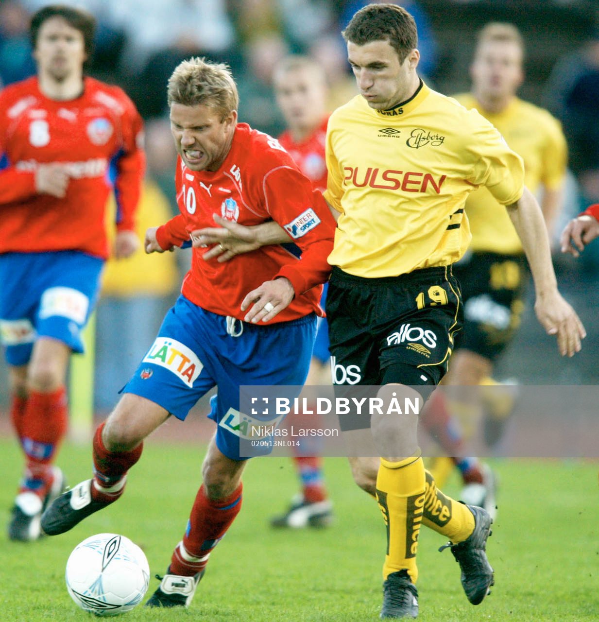 Hans Eklund, Helsingborg i en närkamp med Jurica