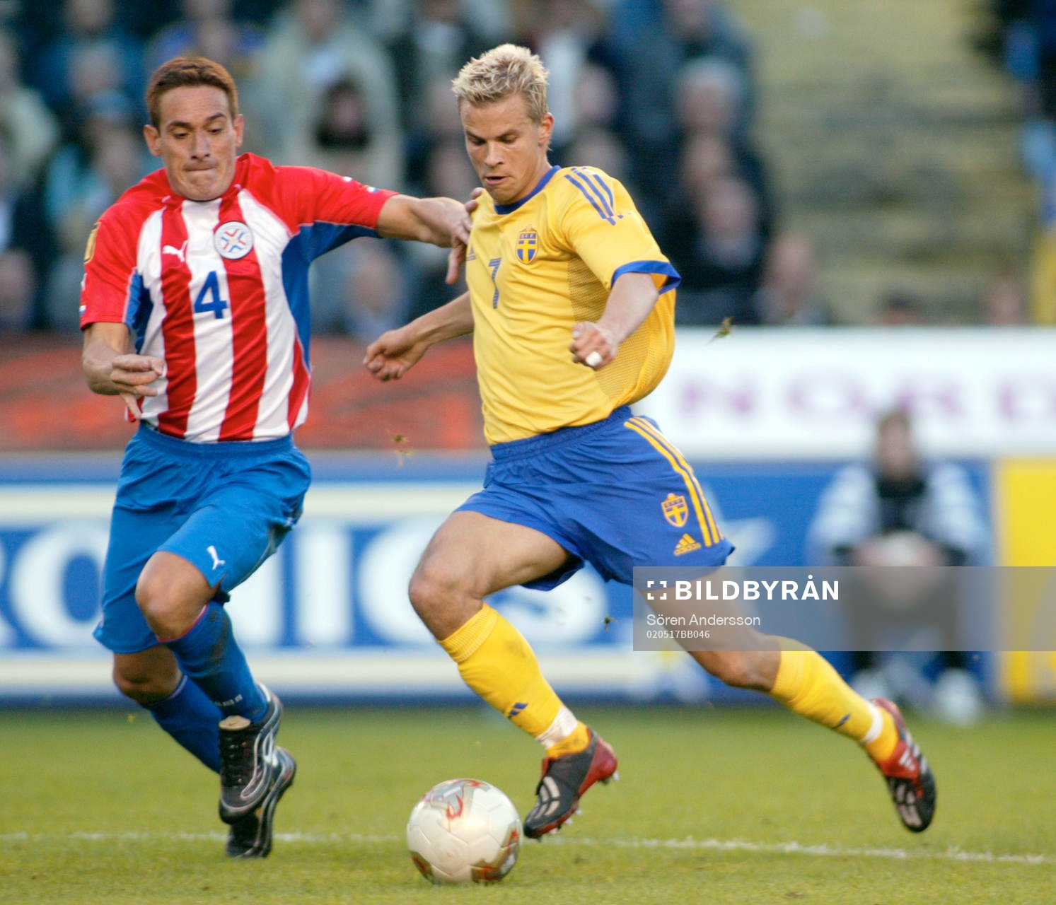Niclas (Niklas) Alexandersson, Sverige och Carlos Gamarra,