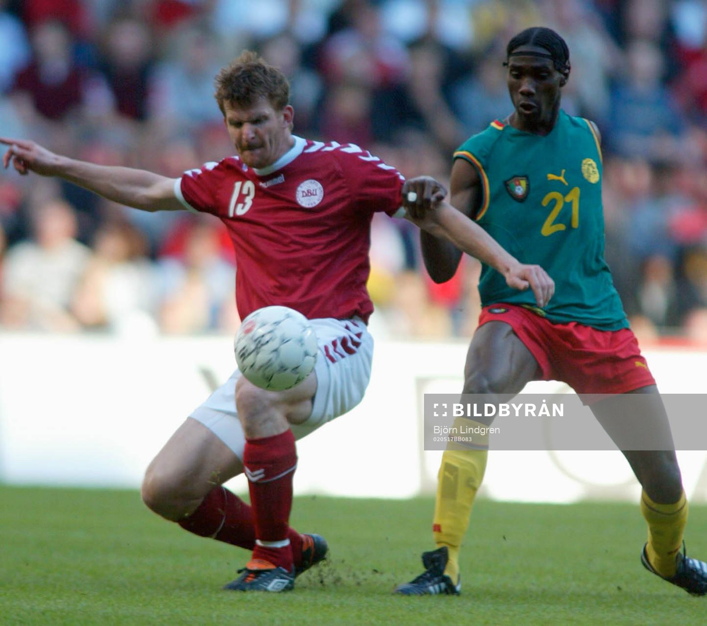 Steven Lustü, Danmark och Job Joseph-Desire, Kamerun