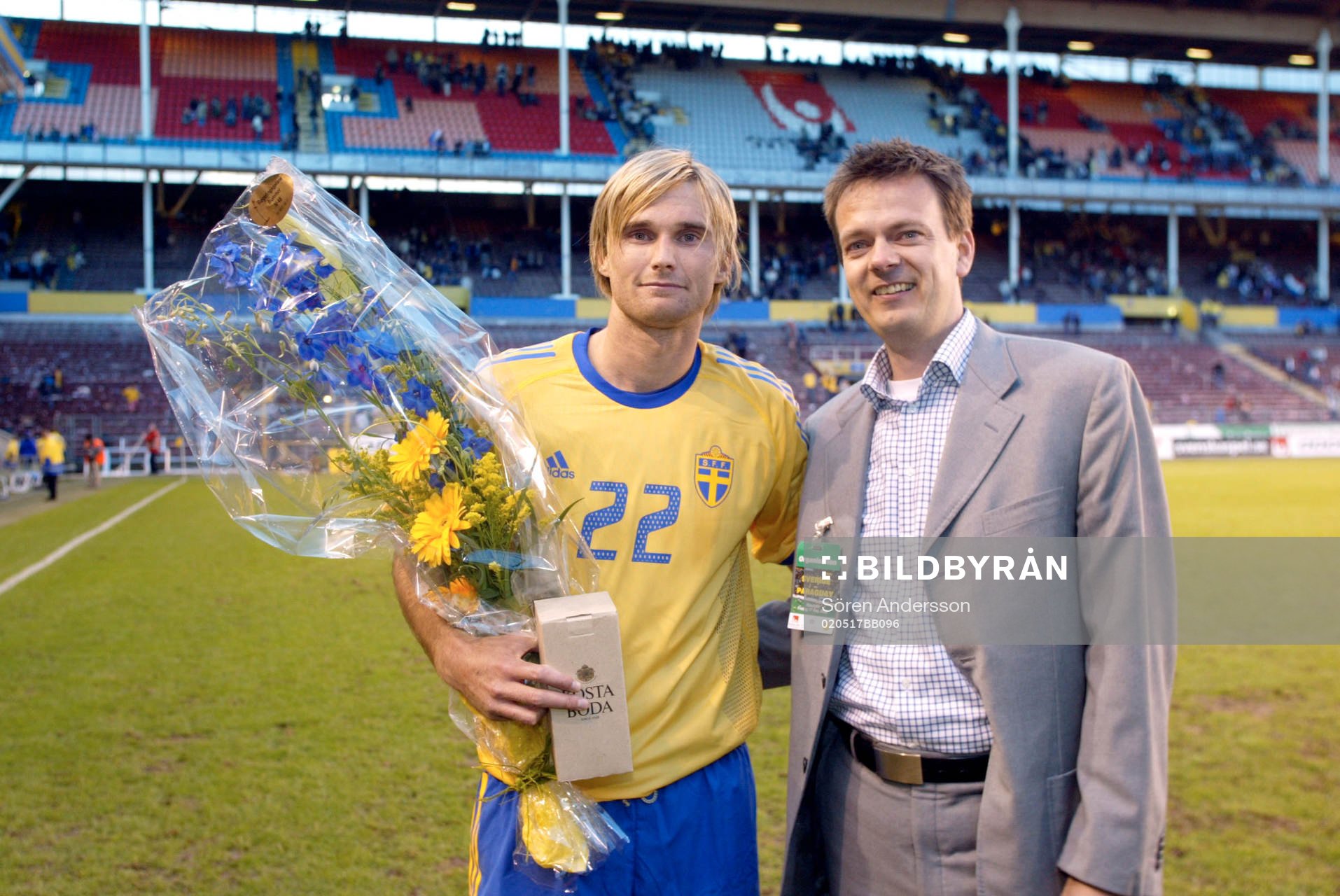 Andreas Andersson, Sverige, matchens lirare