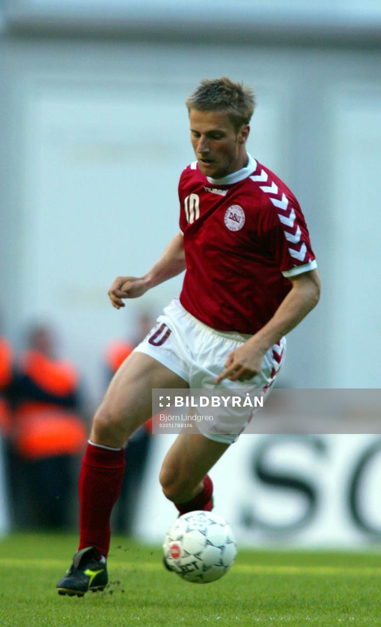 Fotboll, landskamp, Martin Jörgensen, Danmark 