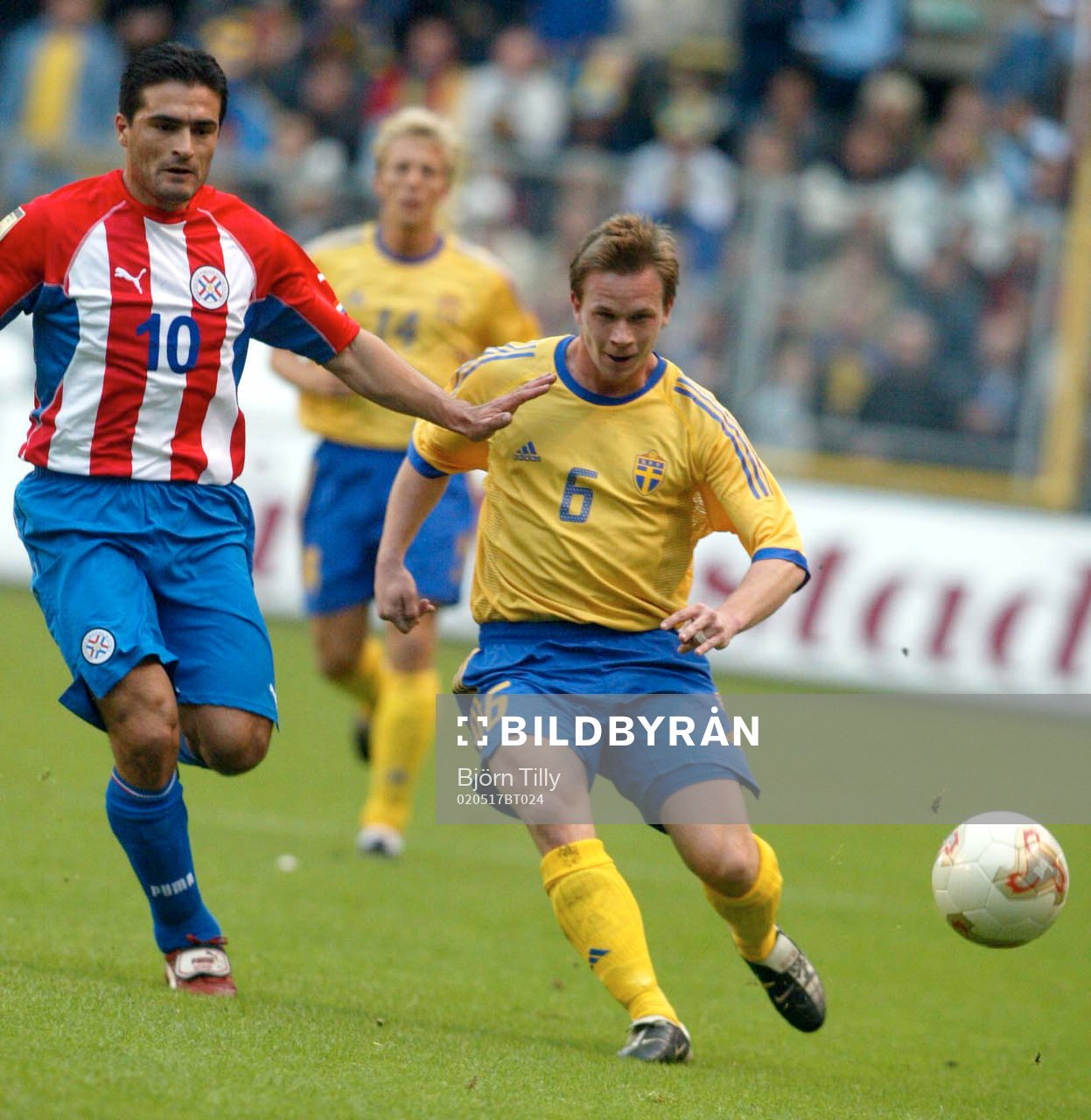 Tobias Linderoth, Sverige och Roberto Acuna, Paraguay
