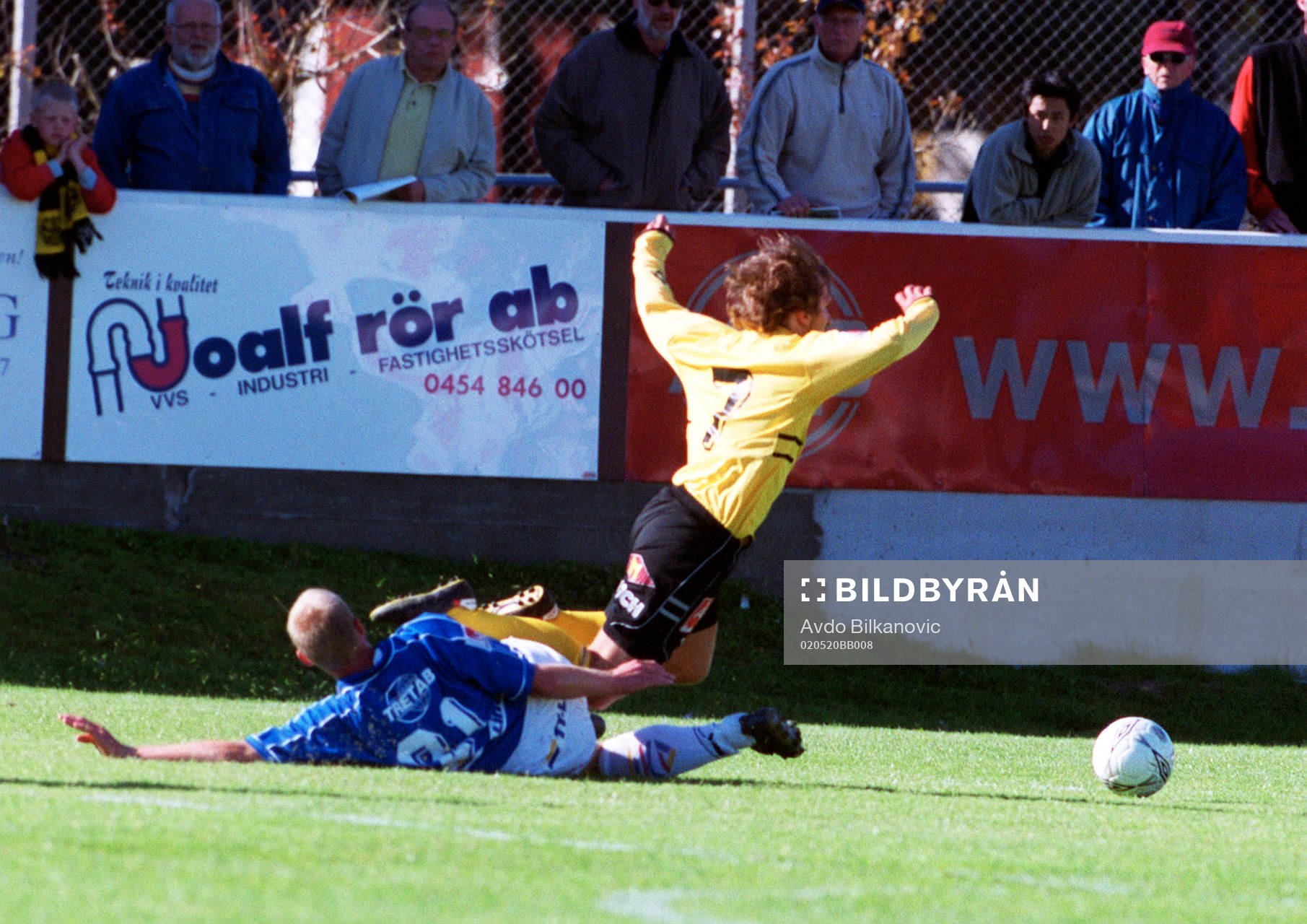 Thomas Magnusson, Trelleborg fäller Johan Svensson,