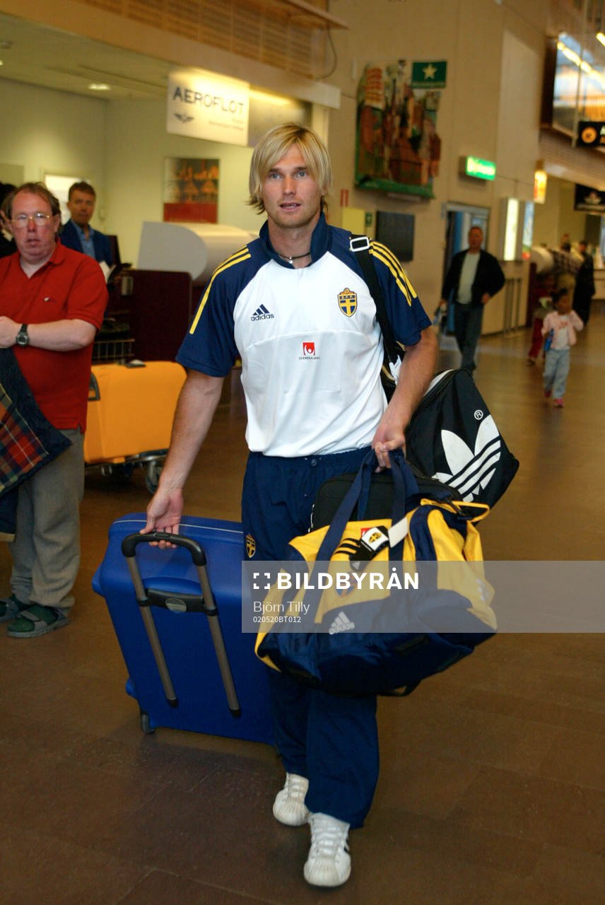 Andreas Andersson på Arlanda