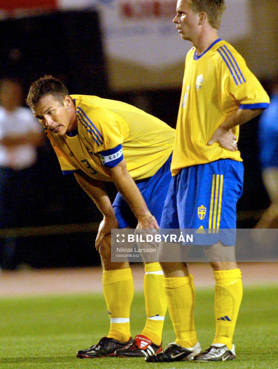 Patrik Andersson och Tobias Linderoth, Sverige