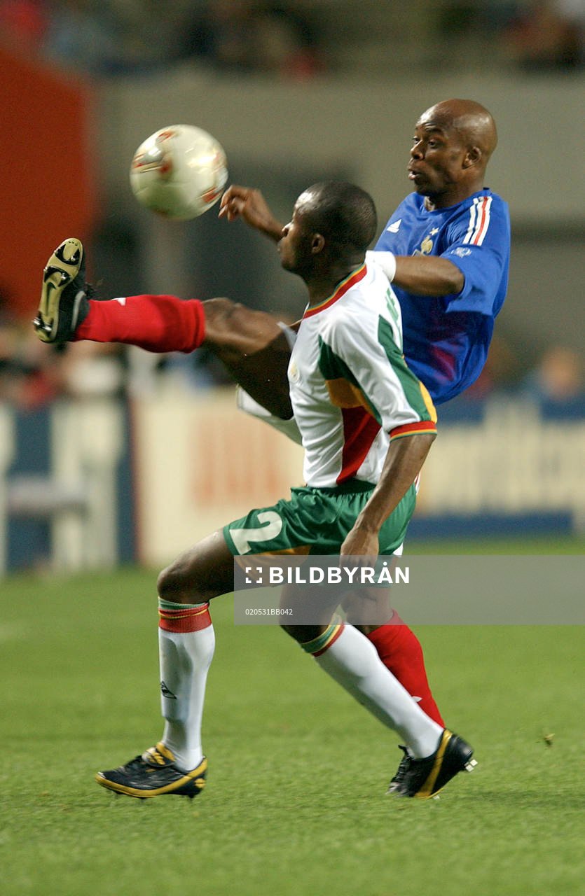 Sylvain Wiltord, Frankrike och Omar Daf, Senegal