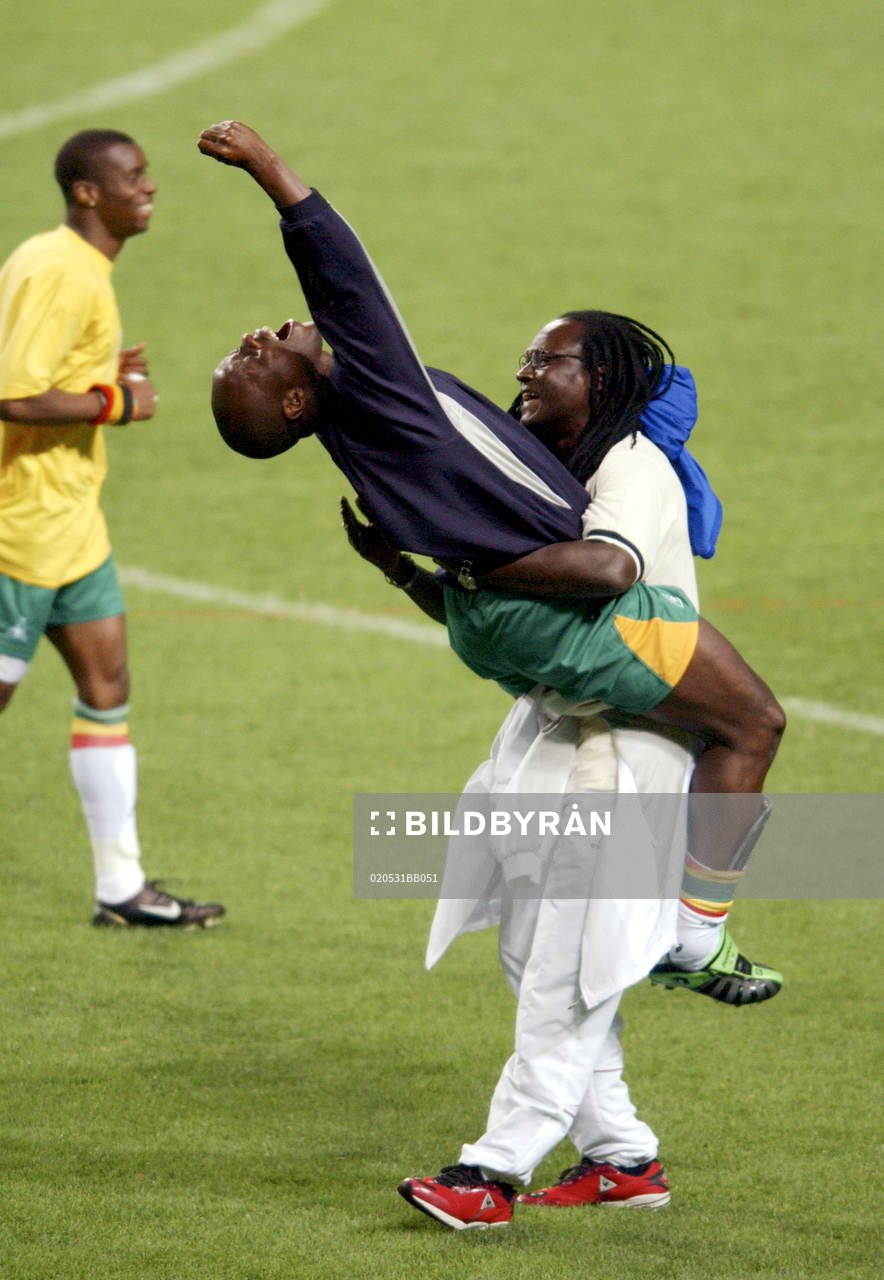  Jubel Senegal efter matchen
