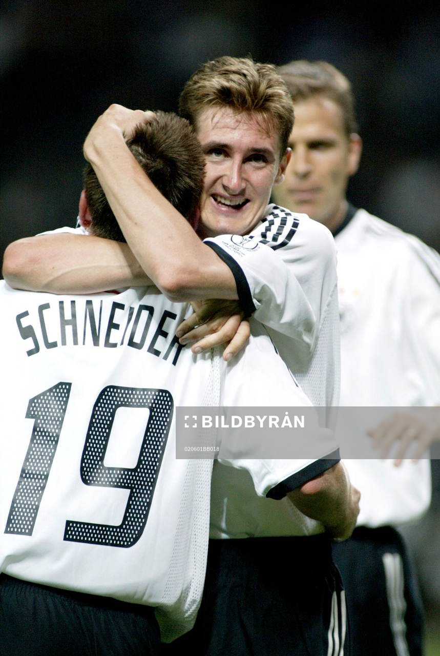 Miroslav Klose, Tyskland,  jublar (jubel)