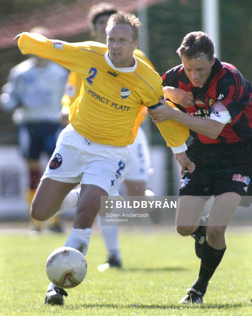 Jonas Danielsson, IFK Malmö och Mattias Johansson,