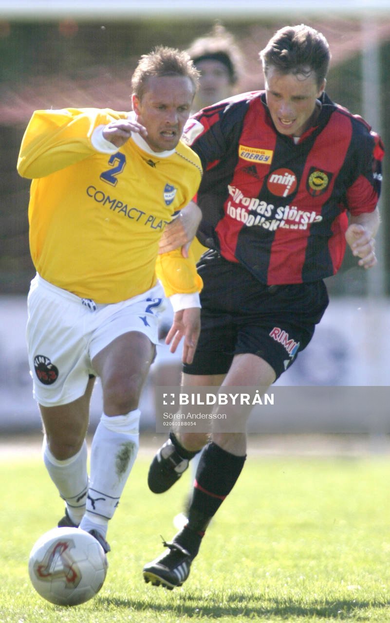 Jonas Danielsson, IFK Malmö och Mattias Johansson,