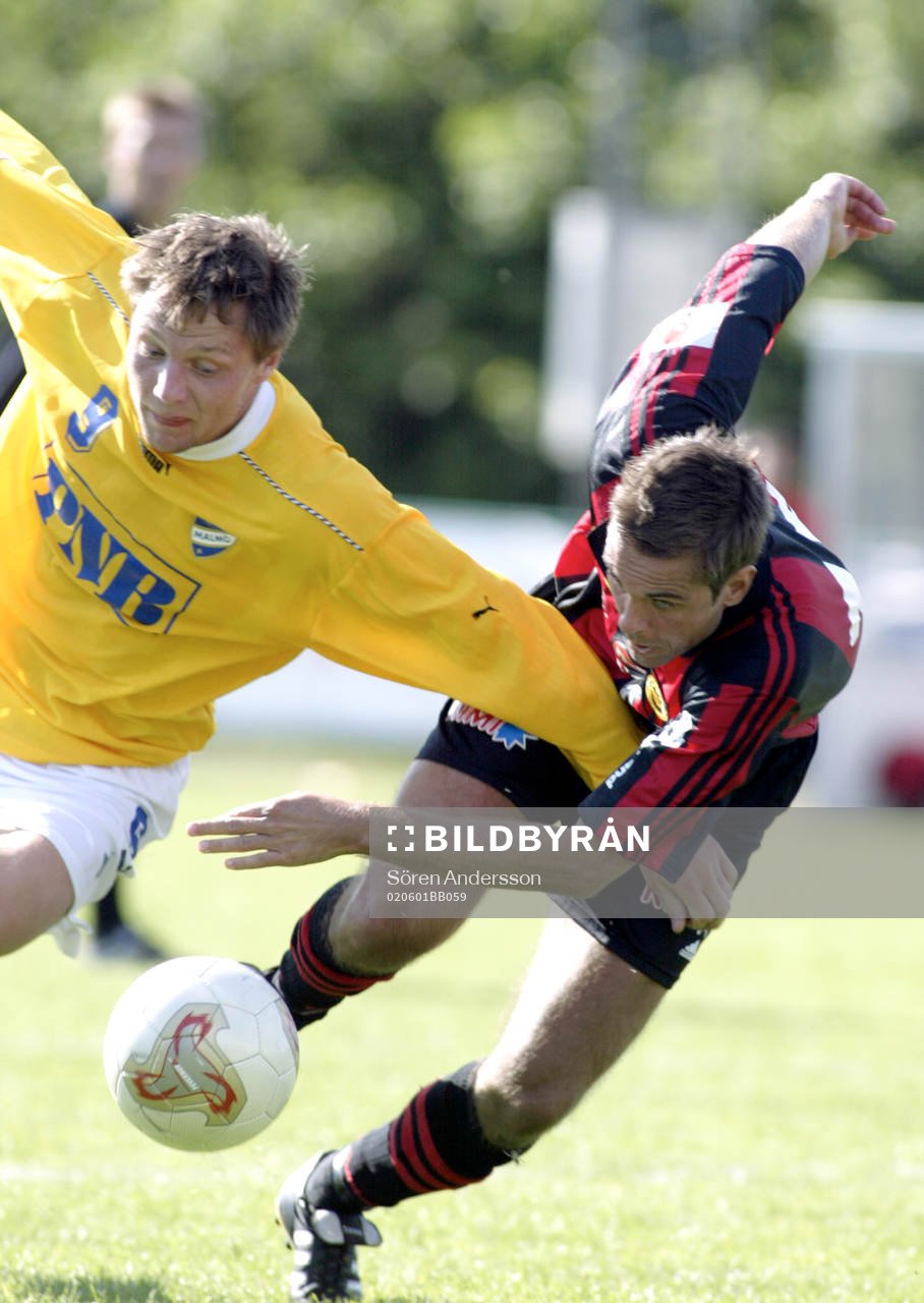 Jörgen Svensson, IFK Malmö och Peter De Flon,