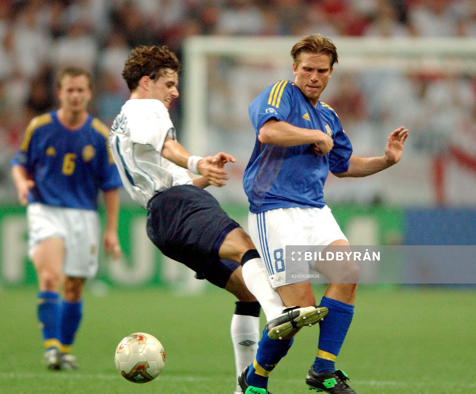 Anders Svensson, Sverige och Owen Hargreaves, England