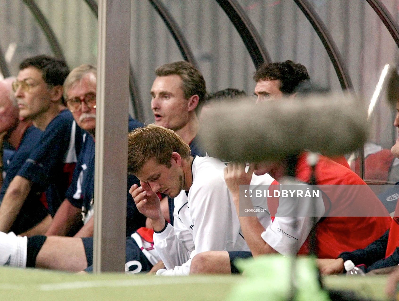 David Beckham, England höll inte hela matchen