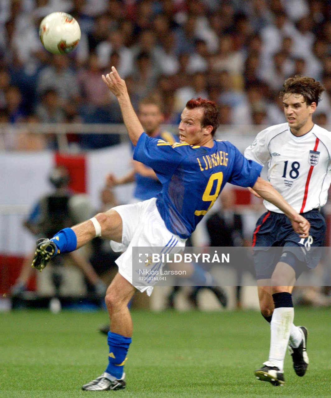 Fredrik Ljungberg, Sverige och Owen Hargreaves, England