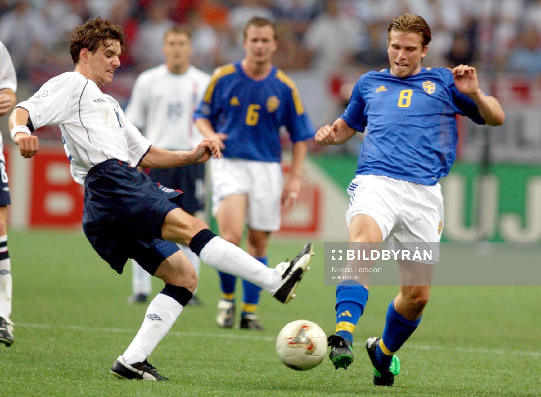 Anders Svensson, Sverige och Owen Hargraeves, England