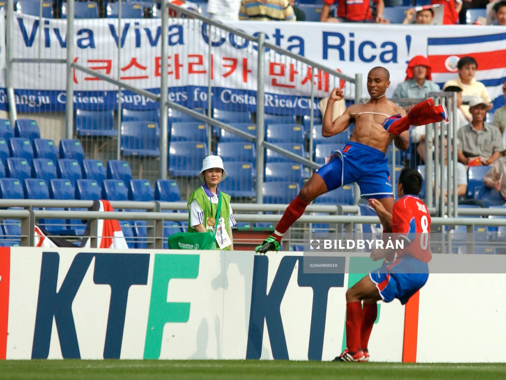  Mauricio Wright, Costa Rica jubel 