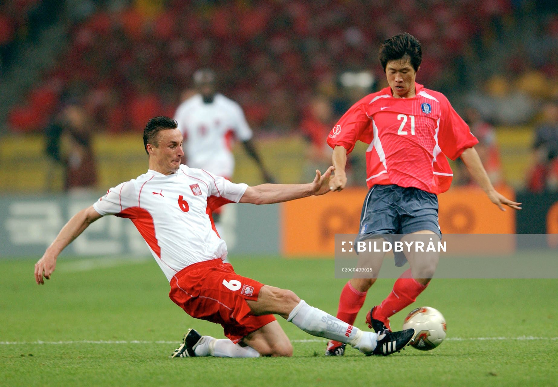  Ji Sung Park, Korea och Tomasz Hajto, Polen