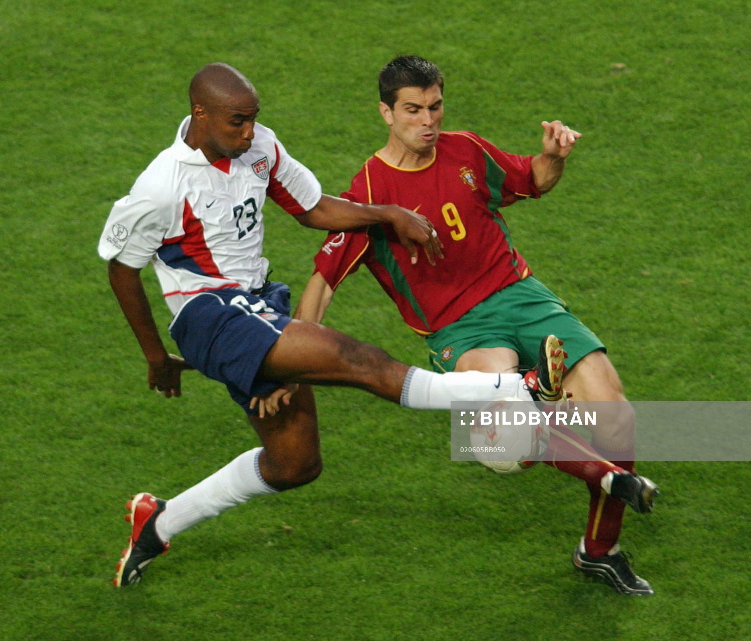 Eddie Pope, USA och Pauleta, Portugal