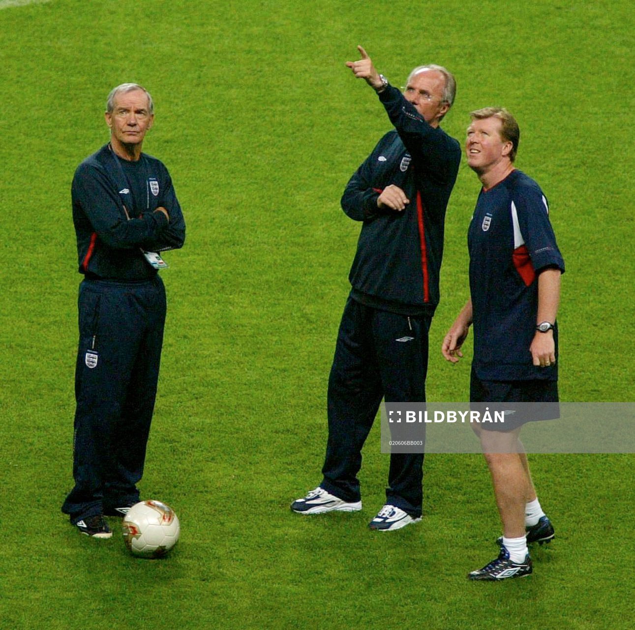 Tord Grip, Sven-Göran Eriksson (Svennis), och Steve