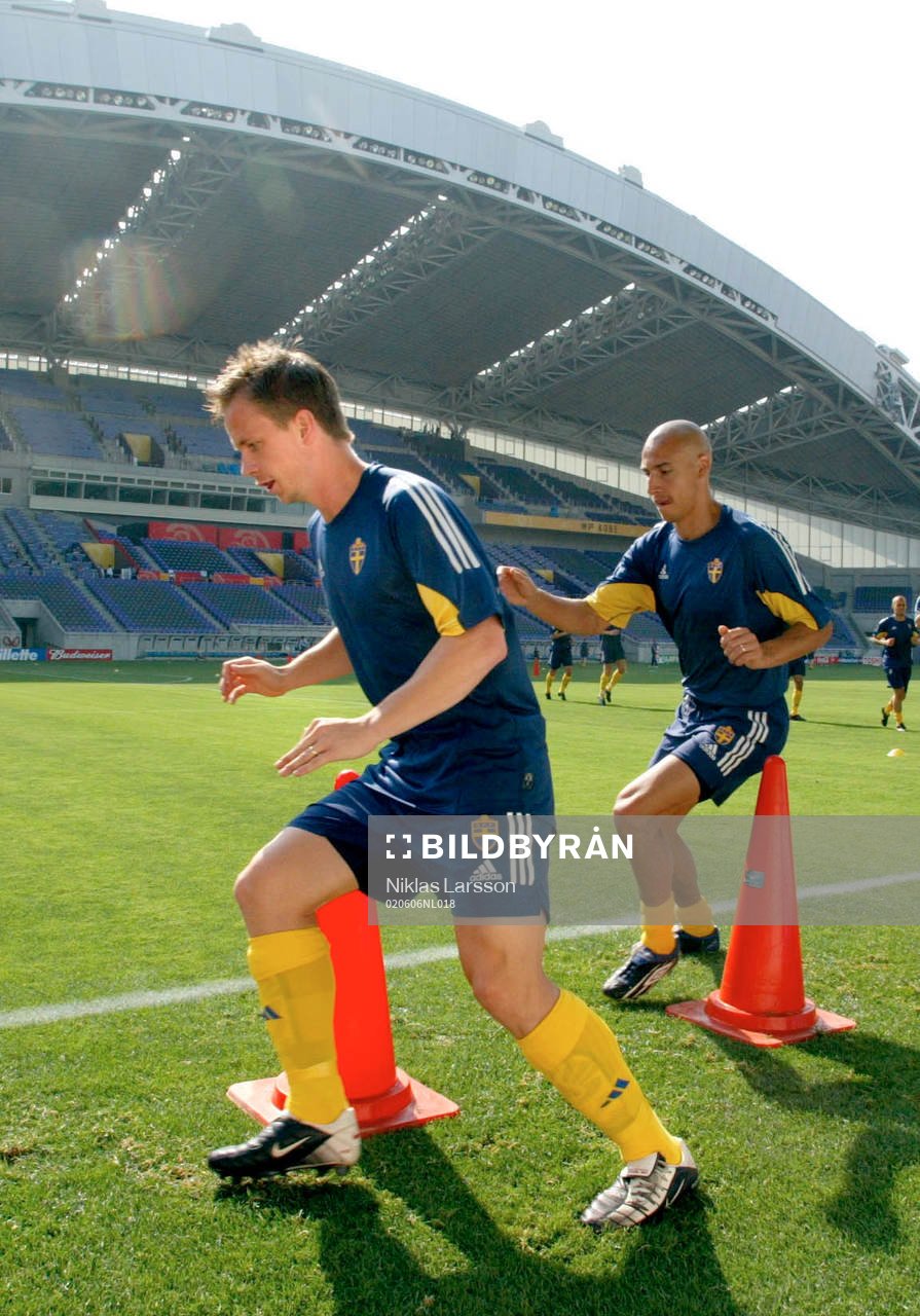 Tobias Linderoth och Henrik Larsson, Sverige