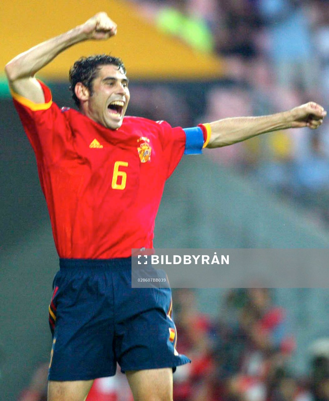  Fernando Hierro, jubel.