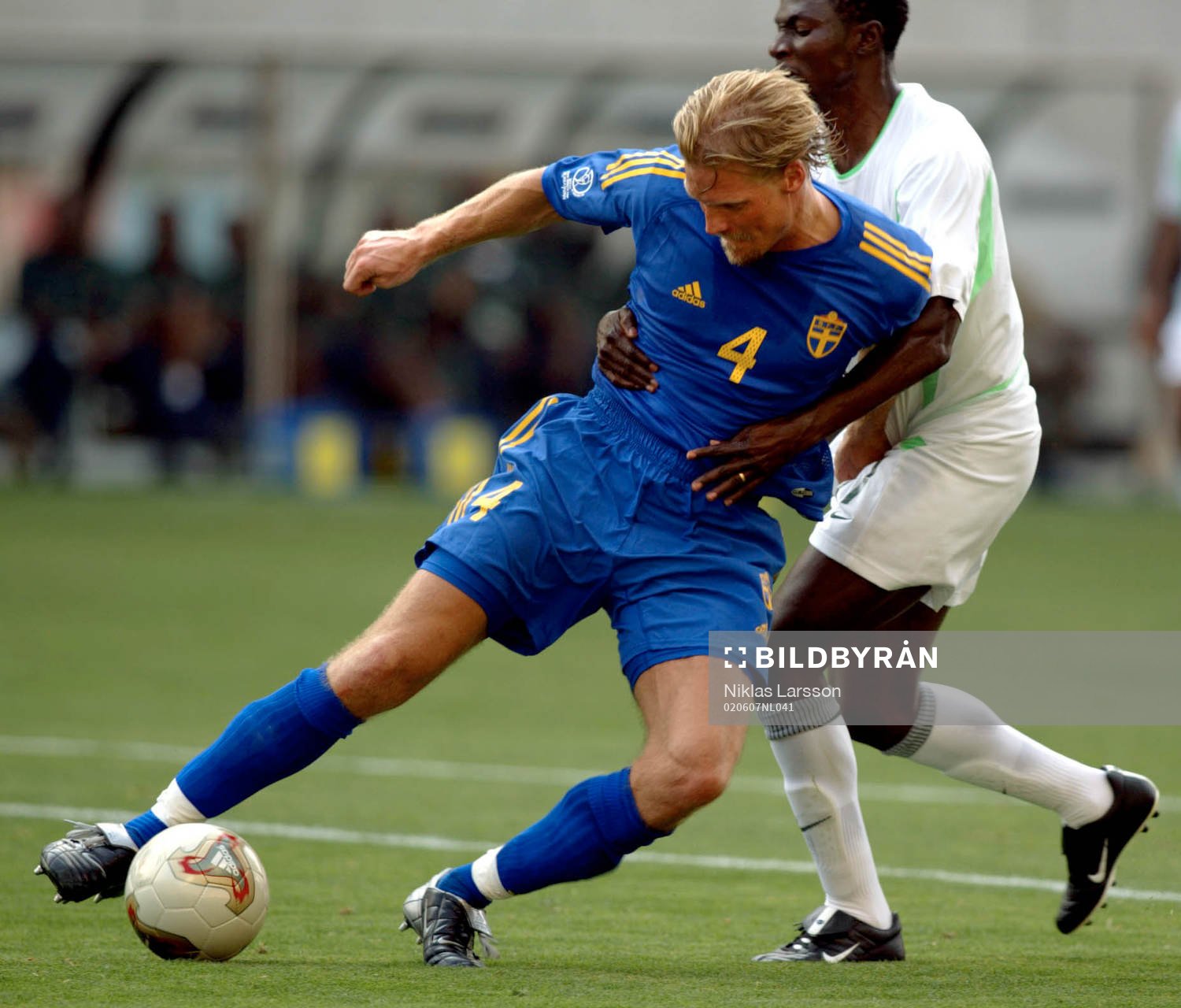  Johan Mjällby, Sverige.