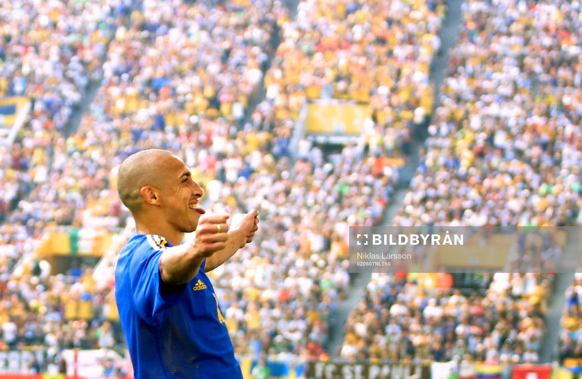  Henrik Larsson, jubel.