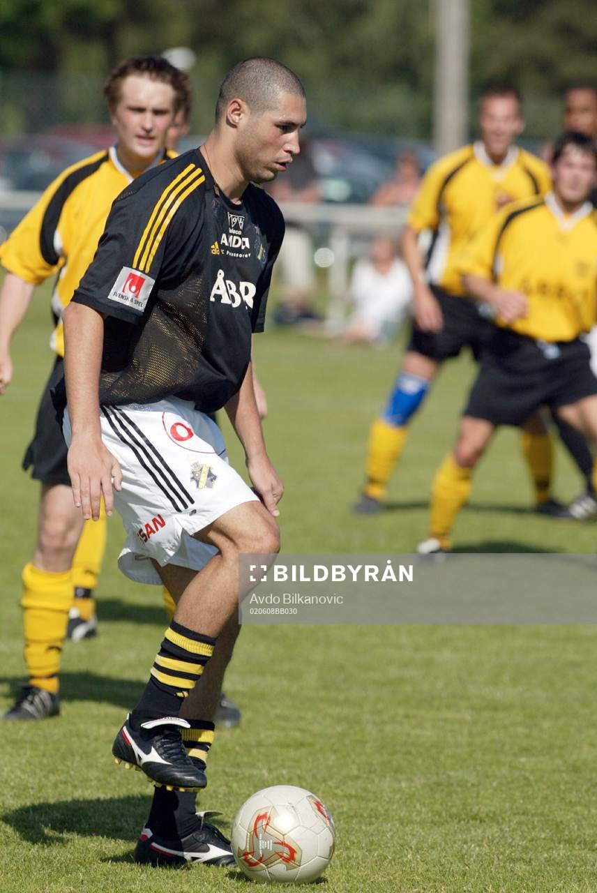 Allyson (Brasilien) som provspelade för AIK